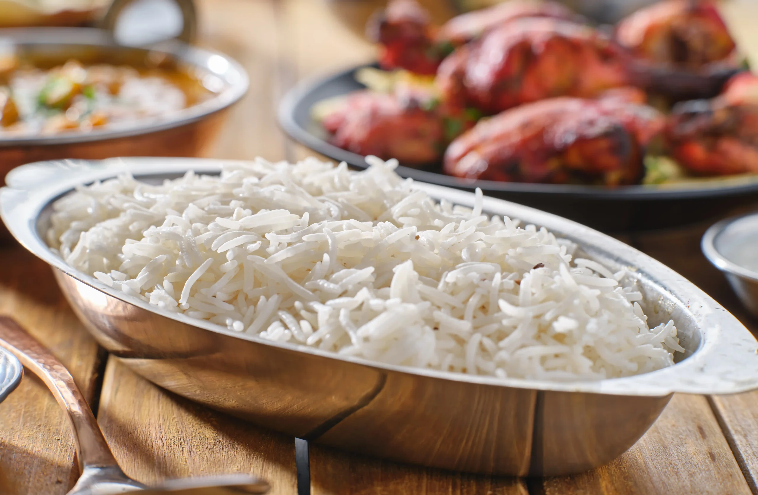 basmati rice in rice cooker