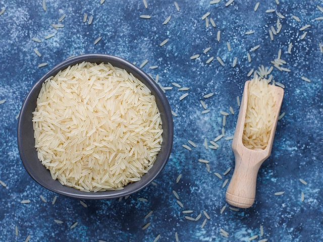 Basmati oder Jasmin Reis